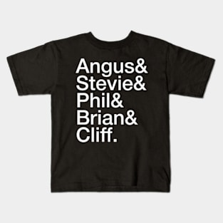 Angus Stevie Phil Brian & Cliff Kids T-Shirt